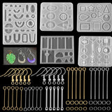 Epoxy Resin Mold Earring Pendant Silicone Casting Mold