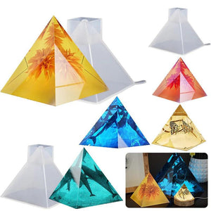 Silicone Mold for DIY Pyramid Art Crafts