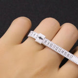 Ring Size Measuring Circle UK/US Ring Sizer Men Women Finger