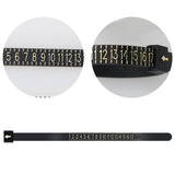 Ring Size Measuring Circle UK/US Ring Sizer Men Women Finger