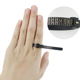 Ring Size Measuring Circle UK/US Ring Sizer Men Women Finger