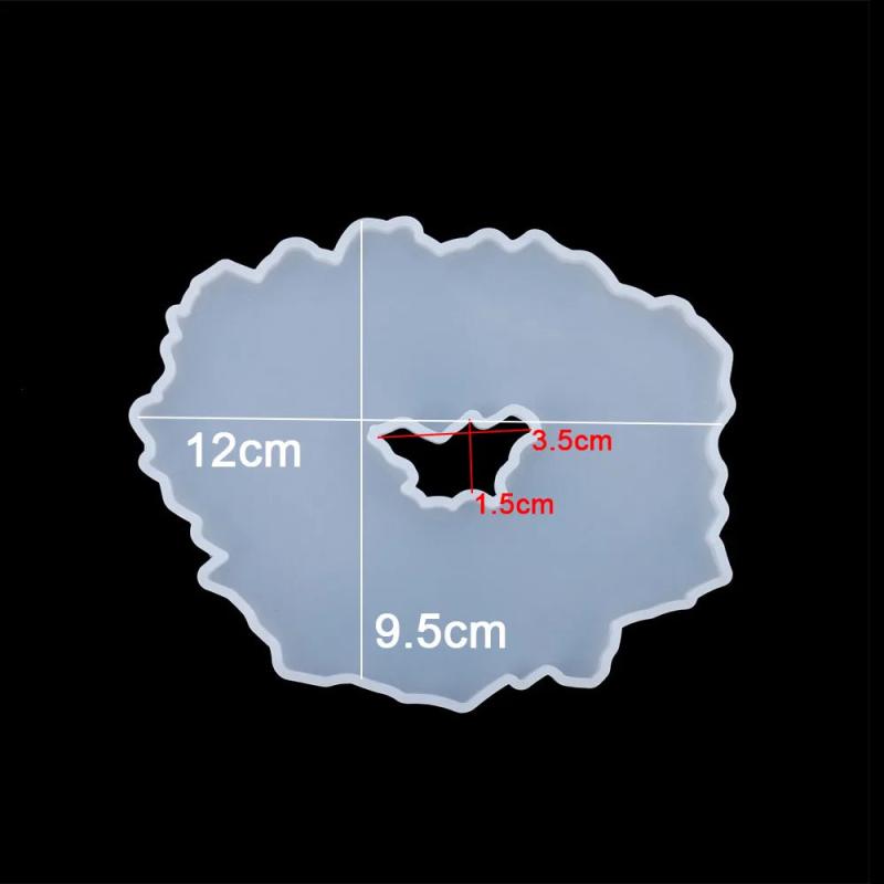 Crystal Fruit Tray Coaster Epoxy Resin Mold for Home DIY Decoration