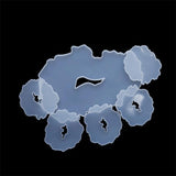 Crystal Fruit Tray Coaster Epoxy Resin Mold for Home DIY Decoration