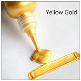 60ml Metallic Acrylic Paint Resin Silver Copper Plaster Coloring