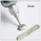 60ml Metallic Acrylic Paint Resin Silver Copper Plaster Coloring