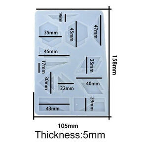 Diamond Shape Silicone Mold for Resin Jewelry Making