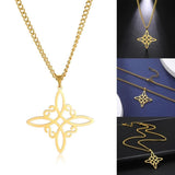 Stainless Steel Witchcraft Clavicle Chain Pendant Choker Chain