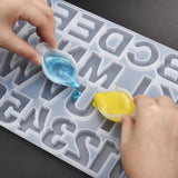 Alphabet Number Pendant Silicone Mold A-Z DIY
