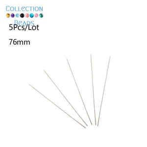 Curved Big Eye Sewing Needles 5Pcs