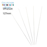 Curved Big Eye Sewing Needles 5Pcs