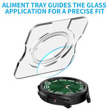 Alignment Tool + Tempered Glass for Galaxy Watch 4/5/6 Classic 47mm/43mm/40
