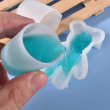 2 Pcs Reusable Silicone Measuring Cups Epoxy Resin Mixing Cups Non-Stick