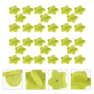100Pcs Pentastar Brooch Bases DIY Tools