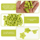 100Pcs Pentastar Brooch Bases DIY Tools