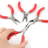 32 Types Mini Pliers Diagonal Long Needle Nose Cutter Handcraft Beading Insulate
