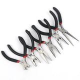 32 Types Mini Pliers Diagonal Long Needle Nose Cutter Handcraft Beading Insulate