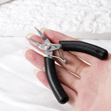 Mini Jewelry Pliers Set - Stainless Steel Needle Nose, Round Nose, Wire Cutter