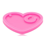 Heart Horseshoe Keychain Epoxy Resin Mold Glossy Silicone Mould