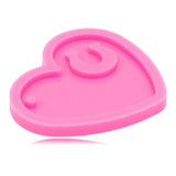 Heart Horseshoe Keychain Epoxy Resin Mold Glossy Silicone Mould