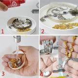 100ml Gem Jewelry Cleaner Solution Diamond Silver Jewelry Watch Cleaning