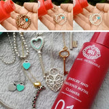 100ml Gem Jewelry Cleaner Solution Diamond Silver Jewelry Watch Cleaning
