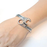 Adjustable Hip-hop Wrench Bracelet Spanner Lever Tool Bangle