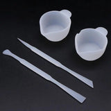 4pcs Mix Cup Silicone Mold Epoxy Resin Tools DIY Jewelry Making Accessories