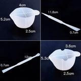 4pcs Mix Cup Silicone Mold Epoxy Resin Tools DIY Jewelry Making Accessories