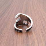 Vintage Stainless Steel Biker Mechanic Wrench Ring Jewelry