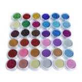 6pcs Powder Sequins Glitter Resin Pigment Epoxy Glitter Kit Nail Art Decoration