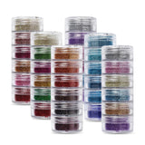 6pcs Powder Sequins Glitter Resin Pigment Epoxy Glitter Kit Nail Art Decoration