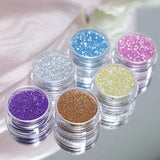6pcs Powder Sequins Glitter Resin Pigment Epoxy Glitter Kit Nail Art Decoration