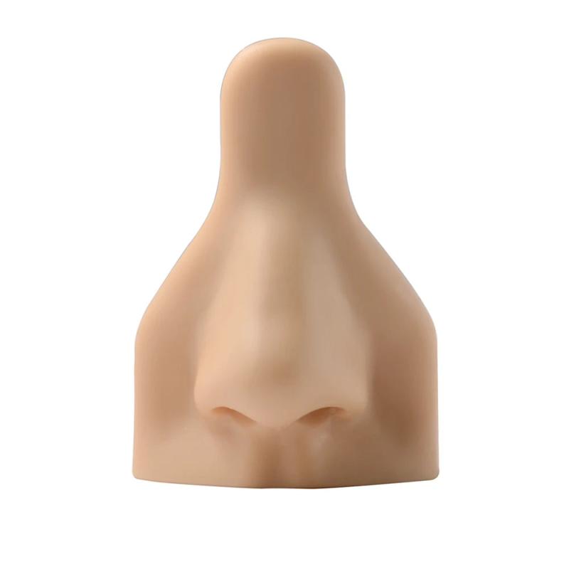 Soft Silicone Nose Model Tattoo Practice Display Piercing Earring Kit