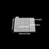 Small Kind OX Chess Game Silicone Mold for DIY UV Epoxy Resin Crafts