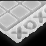 Small Kind OX Chess Game Silicone Mold for DIY UV Epoxy Resin Crafts