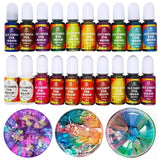 24Colors Alcohol Ink Set for Resin Kit Liquid Colorant DIY Mold Making