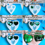 24Colors Alcohol Ink Set for Resin Kit Liquid Colorant DIY Mold Making