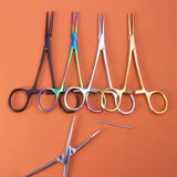 316L Steel Piercing Clamp Straight Head Pliers Forceps