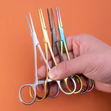 316L Steel Piercing Clamp Straight Head Pliers Forceps