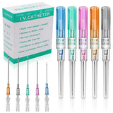 6PCS Sterilized Catheter Piercing Needles 14G 16G 18G 20G 22G 24G