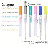 6PCS Sterilized Catheter Piercing Needles 14G 16G 18G 20G 22G 24G