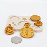 Delicate Clock Silicone Mold Resin Baking Tool DIY Chocolate Fondant Moulds