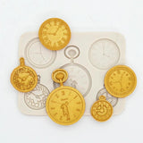 Delicate Clock Silicone Mold Resin Baking Tool DIY Chocolate Fondant Moulds
