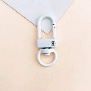 Metal Keychain Painted Door Lock Tool Candy Key Ring Accessories Men Women