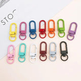 Metal Keychain Painted Door Lock Tool Candy Key Ring Accessories Men Women