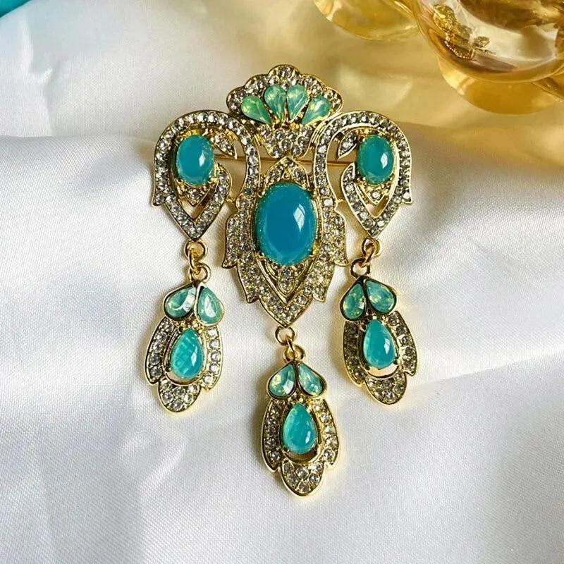 Vintage Baroque Chest Pin for Western Suit Coat