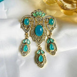 Vintage Baroque Chest Pin for Western Suit Coat