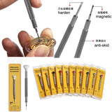 Precision Screwdriver Set Watch Jewelry Repair Tool Stainless Steel Flat Cross