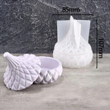 Drop Shape Silicone Mold for DIY Candle Cup Resin Concrete Storage Box Making