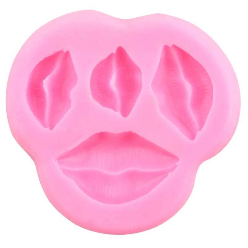 Valentine's Makeup Tools Silicone Mold Lipstick Chocolate Party DIY Fondant Cake